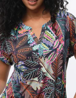 New T-shirt multicolore motif T-shirts|Hauts