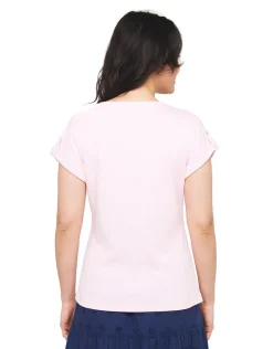 Clearance T-shirt rose 100% coton T-shirts|Hauts