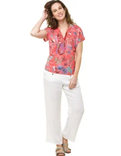 Hot T-shirt rouge imprimé T-shirts|Hauts
