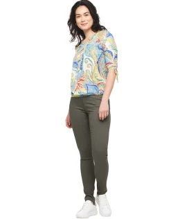Sale T-shirt vert en dévoré T-shirts|Hauts