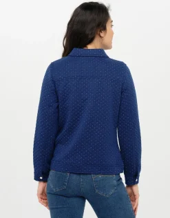 Online Veste boutonnée bleu Casual|Vestes