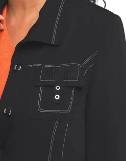 New Veste chemise noire Habillées|Vestes