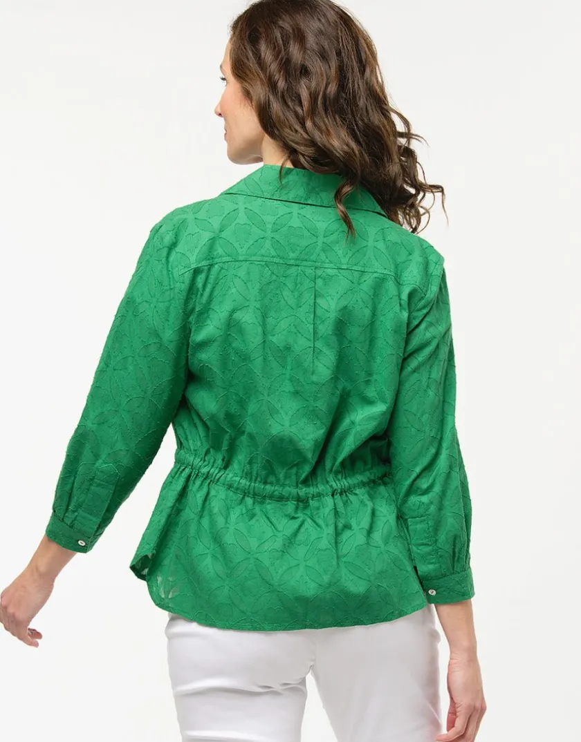 Hot Veste chemise verte Chemisiers & Blouses|Hauts