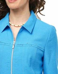 Sale Veste chic bleu azur Habillées|Vestes