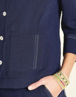 New Veste chic marine Habillées|Vestes