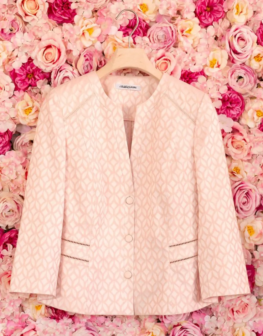Best Veste chic rose Habillées|Vestes