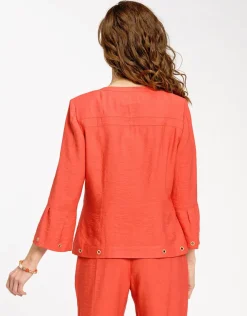 Sale Veste chic rouge légère Habillées|Vestes