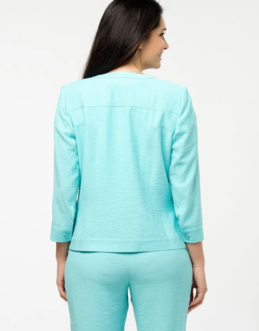 Discount Veste chic turquoise Habillées|Vestes
