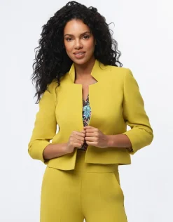 Fashion Veste chic vert anis Habillées|Vestes
