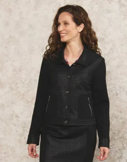 Fashion Veste col chemisier noir Habillées|Vestes