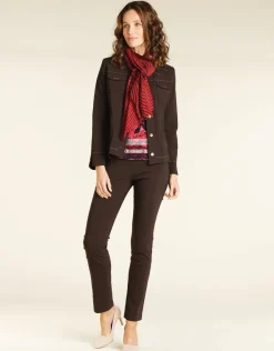 Discount Veste droite marron Habillées|Vestes