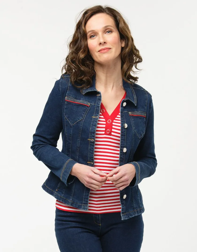New Veste en jean brut coton Casual|Vestes