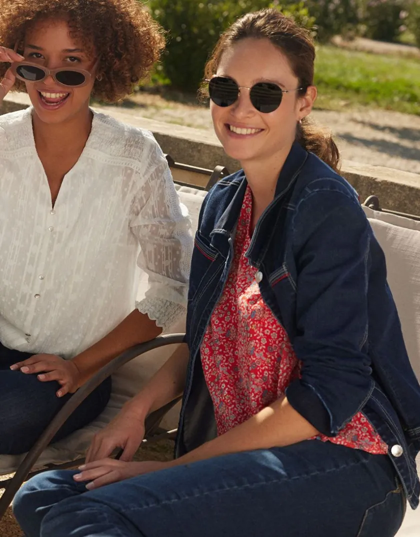 New Veste en jean brut coton Casual|Vestes