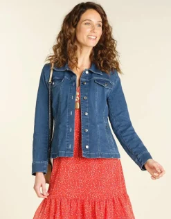 Sale Veste en jean stretch Casual|Vestes