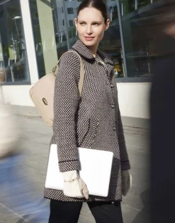 Discount Veste longue jacquard Habillées|Vestes
