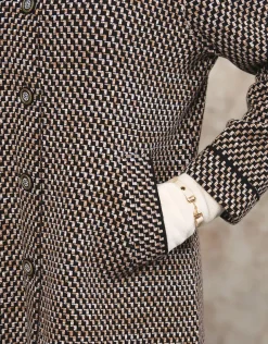 Discount Veste longue jacquard Habillées|Vestes