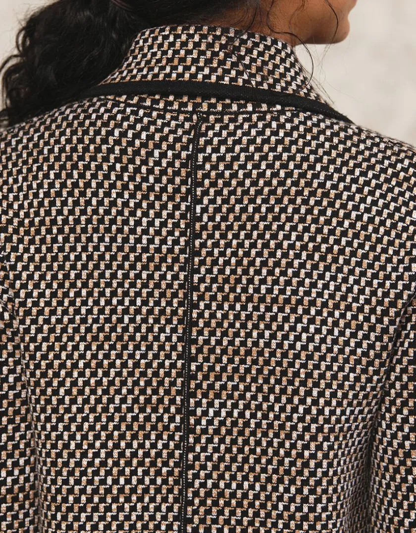 Discount Veste longue jacquard Habillées|Vestes