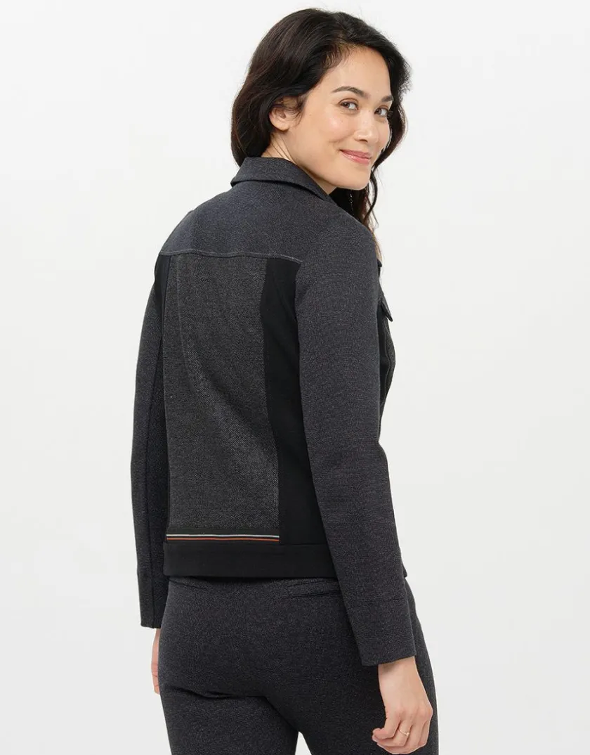 Clearance Veste maille grise Habillées|Vestes