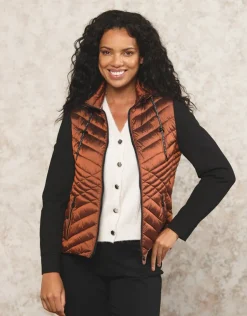 Best Veste matelassée cuivrée Doudounes|Casual
