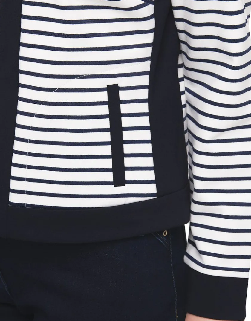 Clearance Veste milano rayée bleu Casual|Vestes