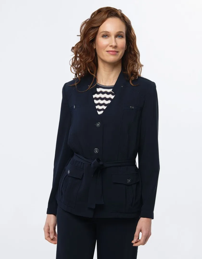 Outlet Veste saharienne marine Casual|Vestes