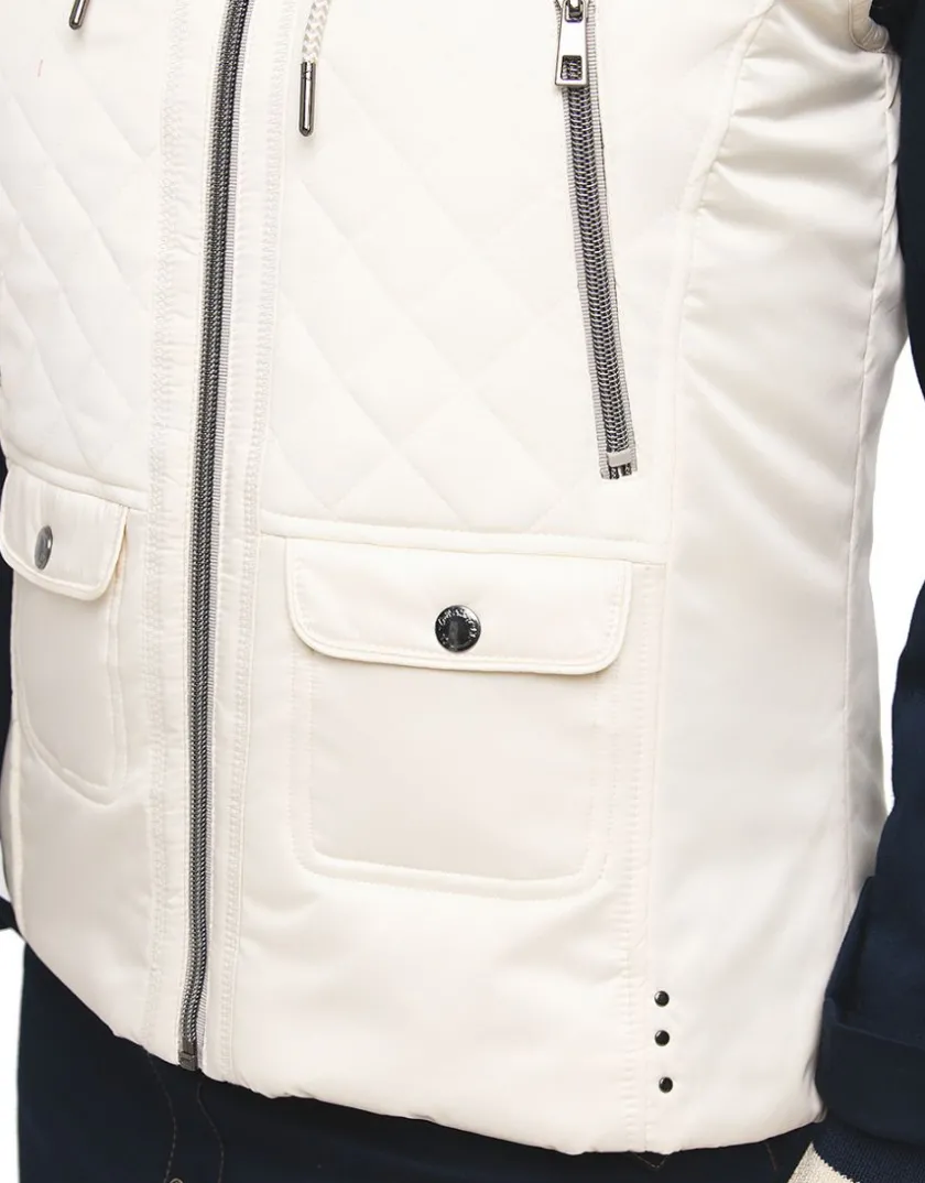 Hot Veste sans manches beige Casual|Vestes