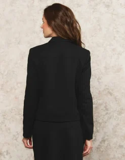 Clearance Veste sergé noir Habillées|Vestes