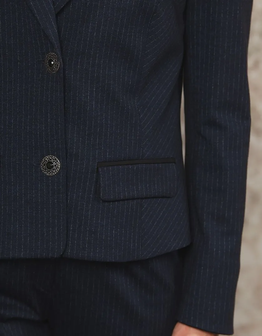 Discount Veste tailleur bleu Habillées|Vestes