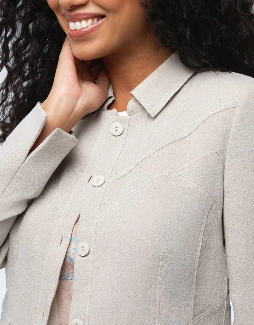 Fashion Veste tailleur chic beige Habillées|Vestes