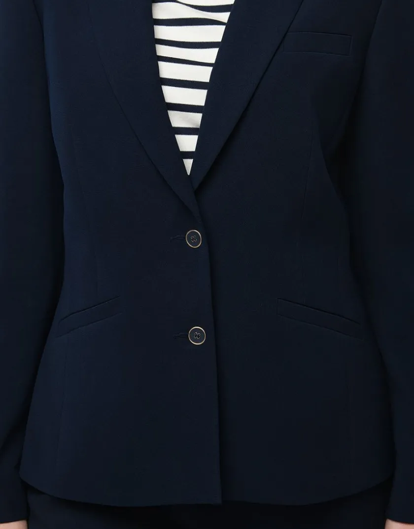 Hot Veste tailleur crêpe Habillées|Vestes