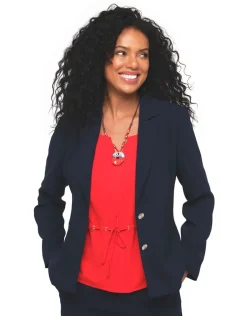Fashion Veste tailleur marine Habillées|Vestes