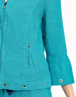 Discount Veste tendance 100% lin Habillées|Vestes