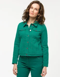Clearance Veste verte coton Casual|Vestes
