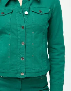 Clearance Veste verte coton Casual|Vestes