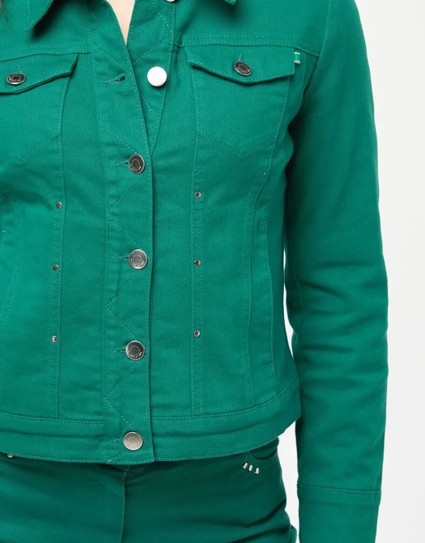 Clearance Veste verte coton Casual|Vestes