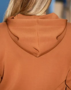 Clearance Veste zippée camel Gilets|Maille