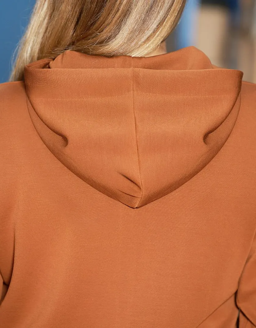 Clearance Veste zippée camel Gilets|Maille
